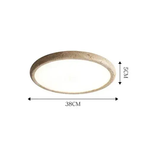 Mikael – Premium Natural Stone LED Ceiling Lamp for Elegant, Durable Lighting Monalume