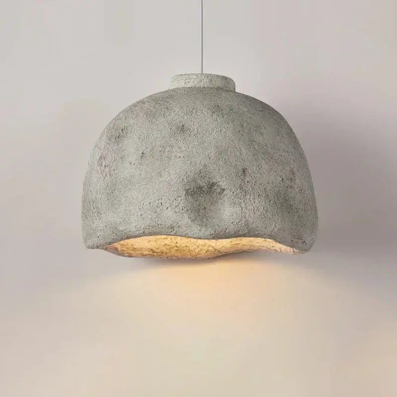 Tamiko – Handmade Japanese Wabi-Sabi LED Pendant Light for Tranquil, Minimalist Spaces Monalume