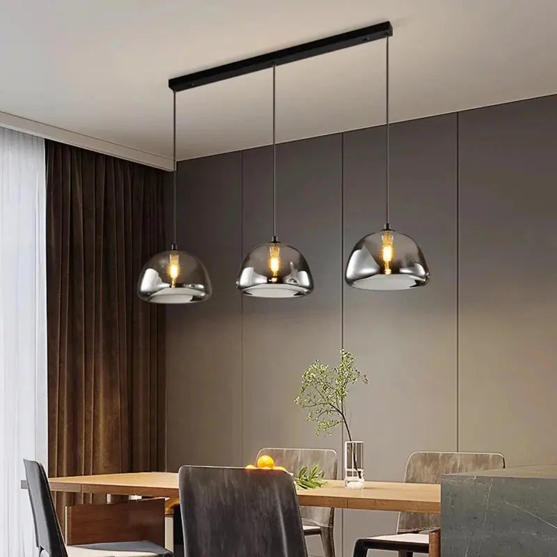Ingvar – Dimmable Glass LED Pendant Light for Dining Tables and Bars Monalume.com