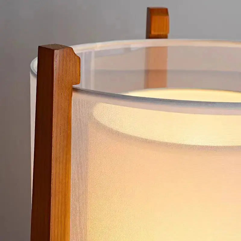 Ingvild – Japanese-Style Solid Wood LED Floor Lamp with Lantern Design Lampasa.com