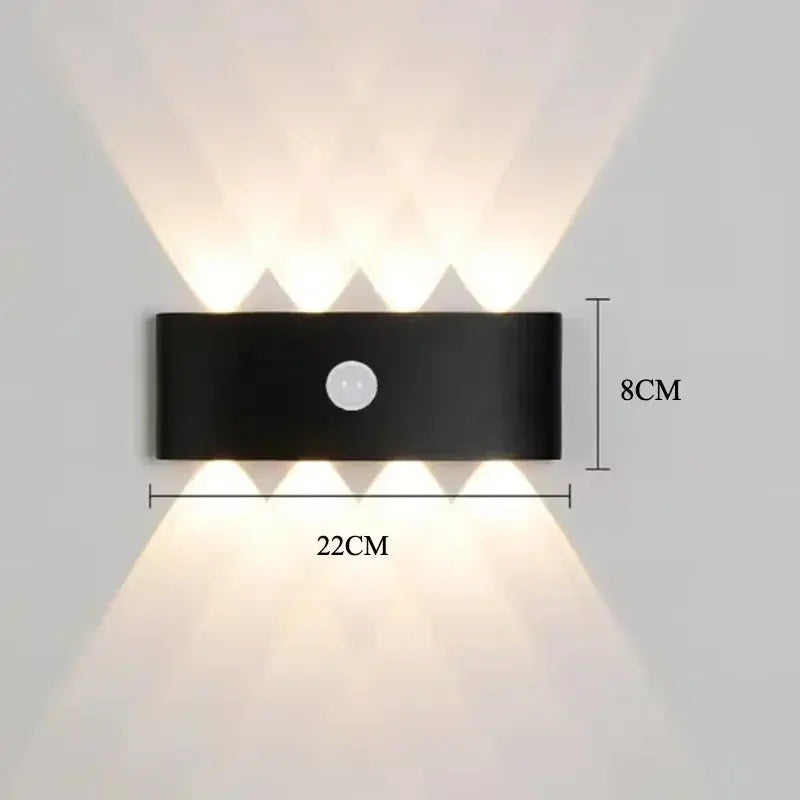 Darya – Modern Up-and-Down LED Outdoor Wall Lamp for Stylish Illumination Monalume