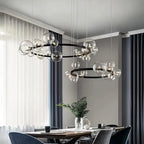 Bendik – Nordic Clear Glass Ball LED Pendant Light with Round Design Monalume.com