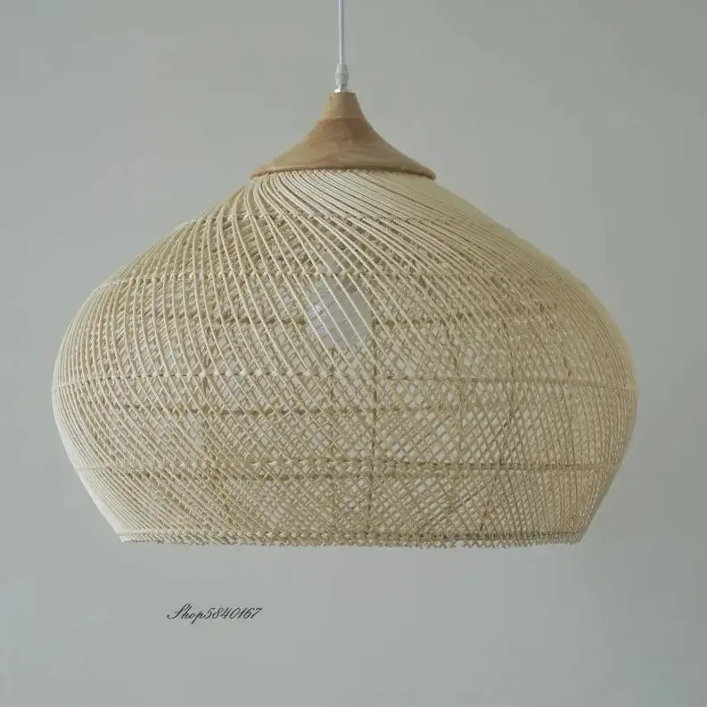 Ronja – High-Quality Handmade Rattan LED Pendant Light for Natural, Cozy Interiors Monalume