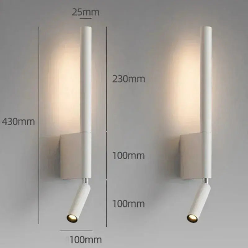 Hedda – Modern Bedside LED Spot Wall Lamp for Focused, Stylish Lighting Monalume