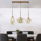 Orya – Artistic Modern Amber Glass LED Pendant Lamp Lampasa.com