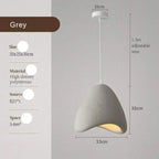 Kaia – Handmade Japandi Wabi-Sabi LED Pendant Light for Serene, Minimalist Interiors Monalume.com