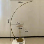 Nils – Modern Scandinavian Arc-Shaped Dimmable LED Floor Lamp Lampasa.com