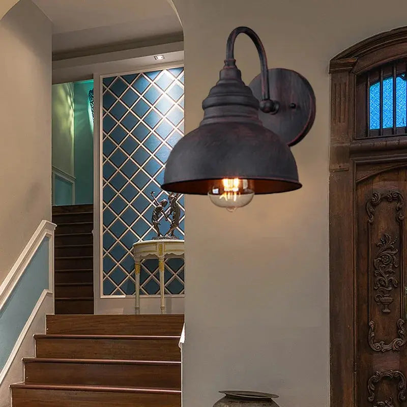 Elinor – Industrial Retro Outdoor IP65 Wall Lamp for Durable Vintage Lighting Monalume