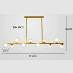 Meya – Nordic Dimmable LED Pendant Light for Dining Tables and Bars Monalume.com