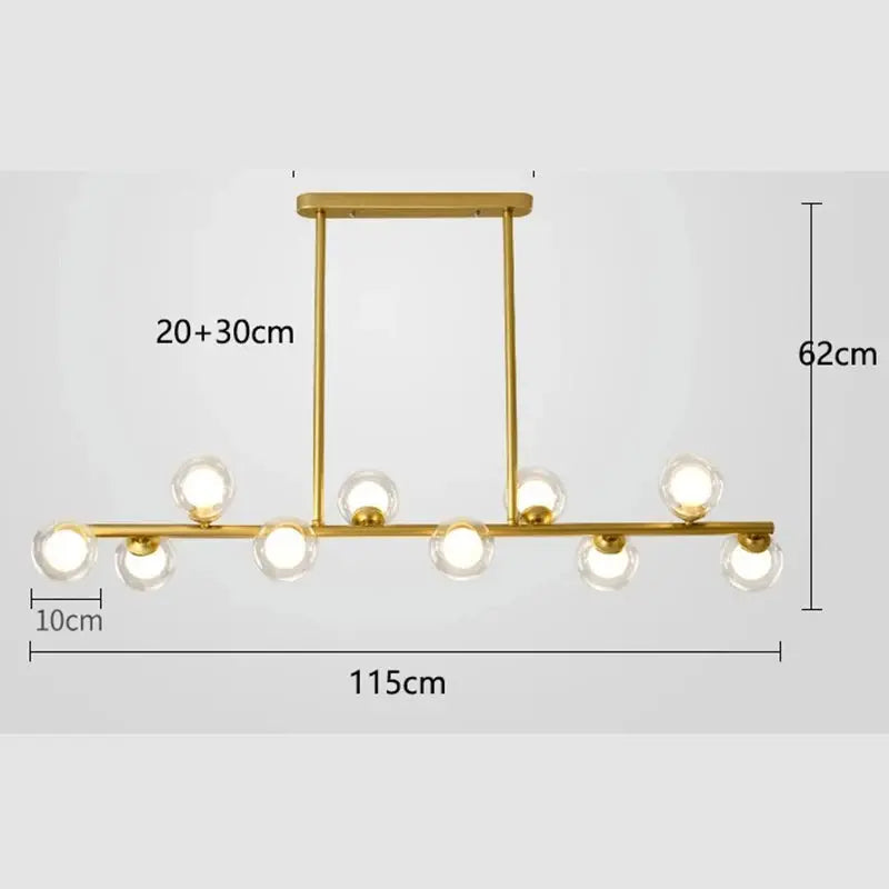 Meya – Nordic Dimmable LED Pendant Light for Dining Tables and Bars Monalume.com