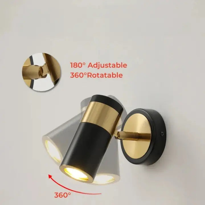 Selvien – Nordic Adjustable LED Bedside Reading Wall Lamp Lampasa.com