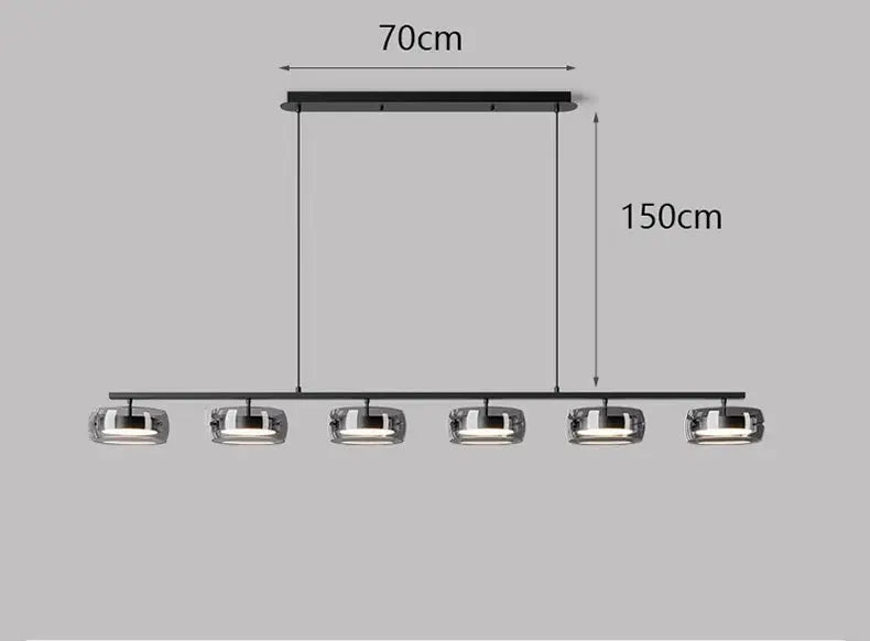 Erland – Nordic Modern Dimmable LED Pendant Light for Dining Tables and Bars Monalume.com