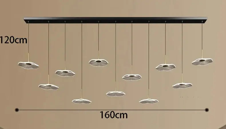 Nyelle – Modern Dimmable LED Dining Table lamp/ Bar Lamp With Spotlights Lampasa.com
