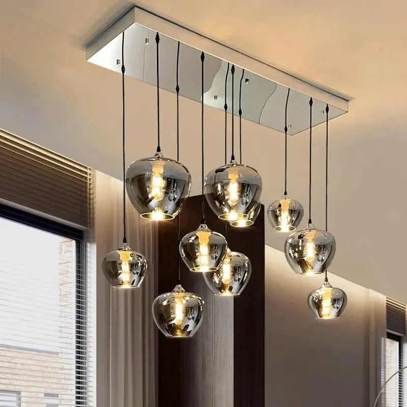 Orman – Sophisticated Luxury Glass Dimmable Pendant Lamp for Elegant Interiors Monalume