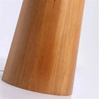 Elis – Tapered Oak Wood LED Table Lamp for Natural Interiors Lampasa.com