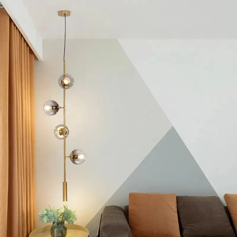 Iida – Scandinavian Glass LED Pendant Lamp for Clean, Elegant Lighting Monalume