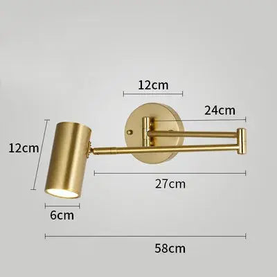 Vigi – Modern Adjustable Long Arm LED Wall Lamp Series for Versatile Lighting Monalume