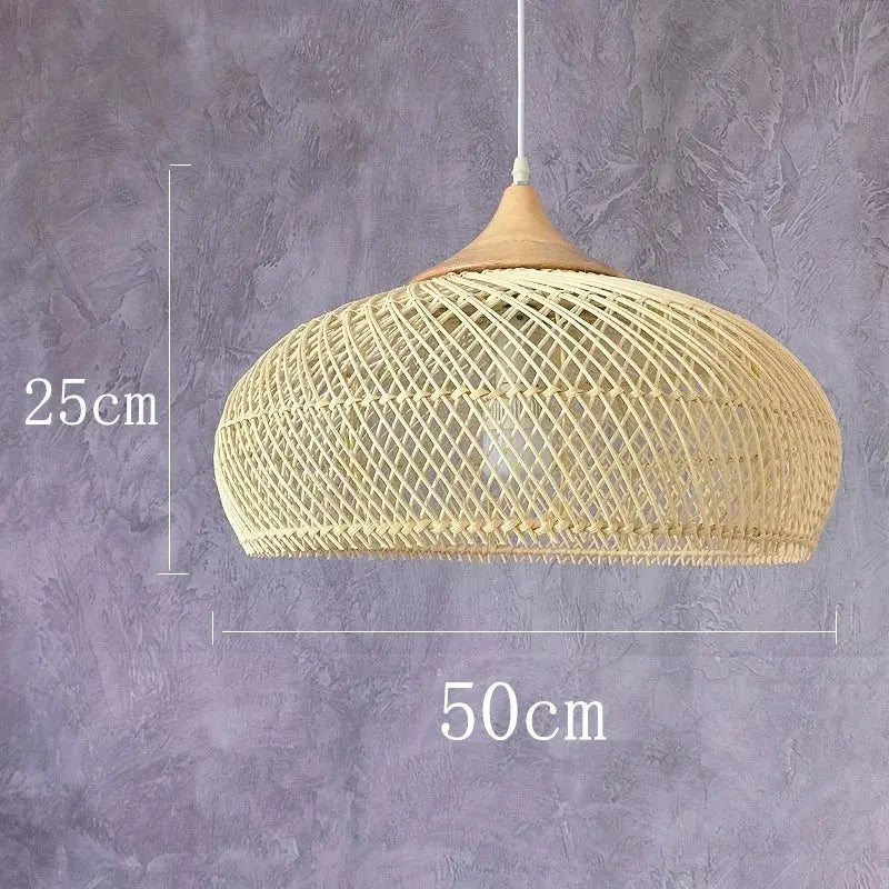 Ronja – High-Quality Handmade Rattan LED Pendant Light for Natural, Cozy Interiors Monalume