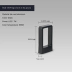 Modern Arch-Shaped IP65 Outdoor LED Floor Lamp for Stylish, Durable Lighting Monalume