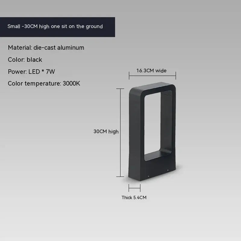 Modern Arch-Shaped IP65 Outdoor LED Floor Lamp for Stylish, Durable Lighting Monalume