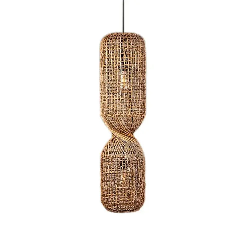 Kira – Vintage-Style Wicker LED Pendant Light for Classic, Cozy Spaces Monalume