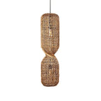 Kira – Vintage-Style Wicker LED Pendant Light for Classic, Cozy Spaces Monalume