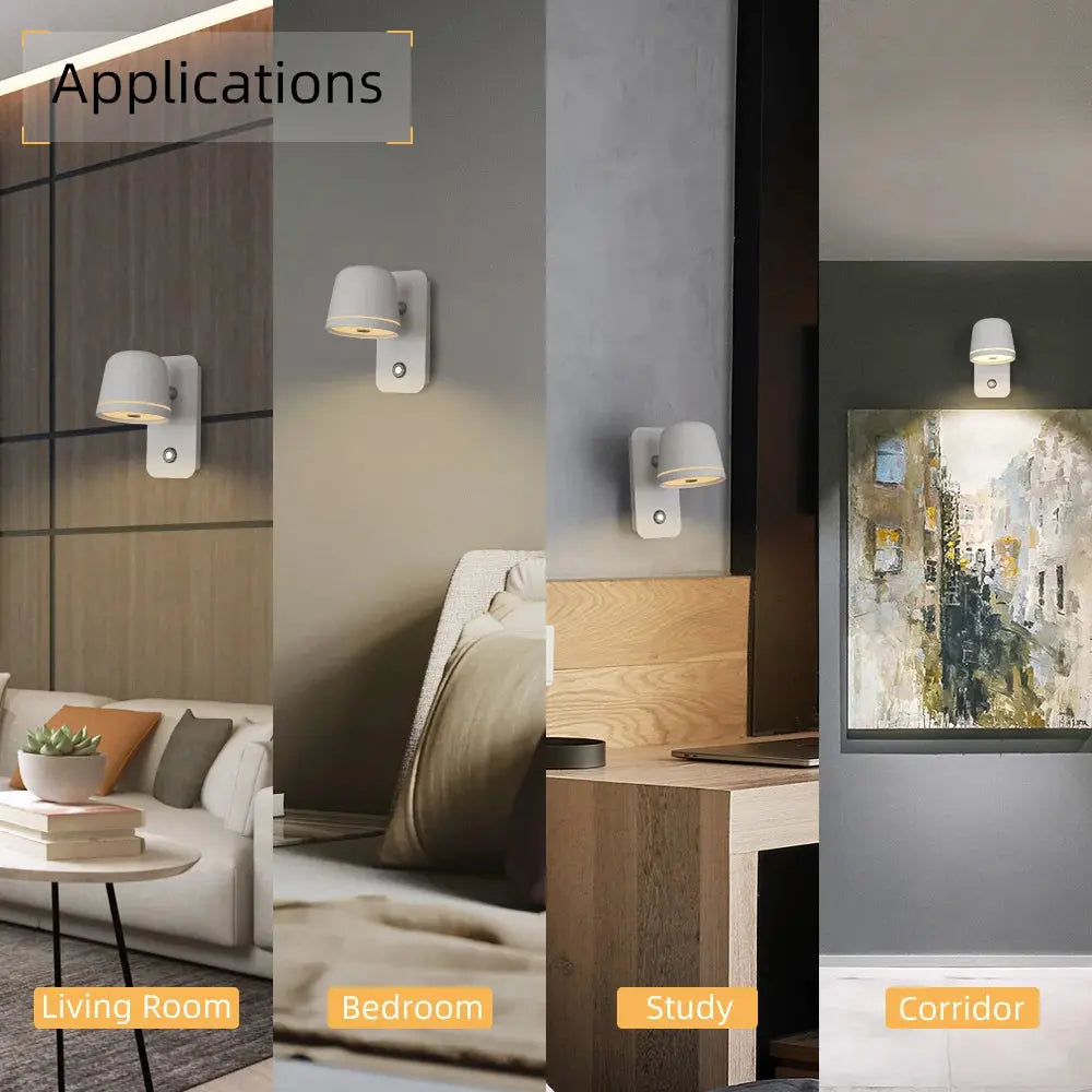 Egil – Rotatable Dimmable LED Wall Light for Adjustable Indoor Lighting Lampasa.com