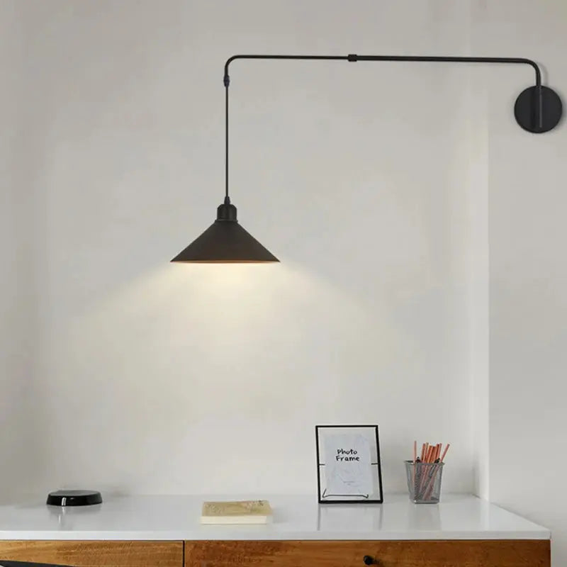 Filip – Modern Adjustable Long Arm LED Wall Lamp for Flexible Lighting Monalume
