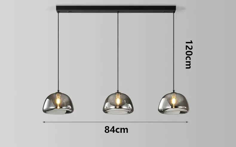 Ingvar – Dimmable Glass LED Pendant Light for Dining Tables and Bars Monalume.com