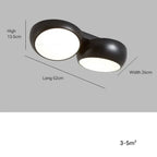 Lykke – Nordic Honeycomb Style LED Ceiling Lamp for Modern, Geometric Lighting Monalume