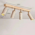 Japandi Travertine Triple Spot LED Ceiling Lamp – Nobu Lampasa.com