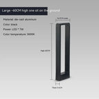 Modern Arch-Shaped IP65 Outdoor LED Floor Lamp for Stylish, Durable Lighting Monalume