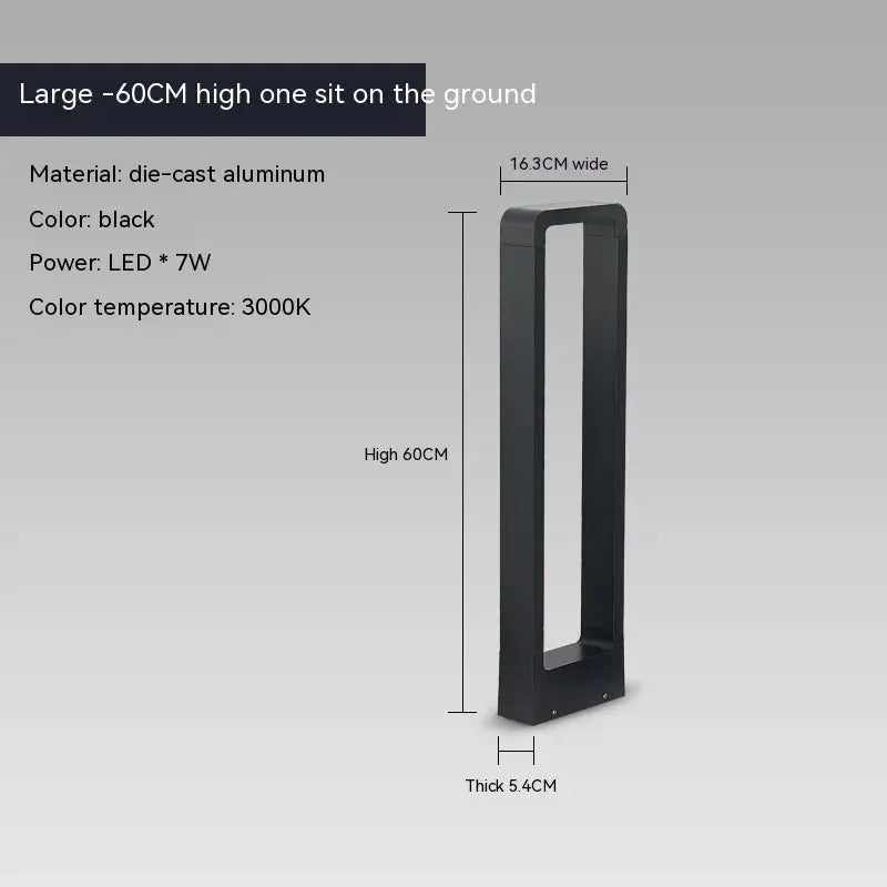 Modern Arch-Shaped IP65 Outdoor LED Floor Lamp for Stylish, Durable Lighting Monalume