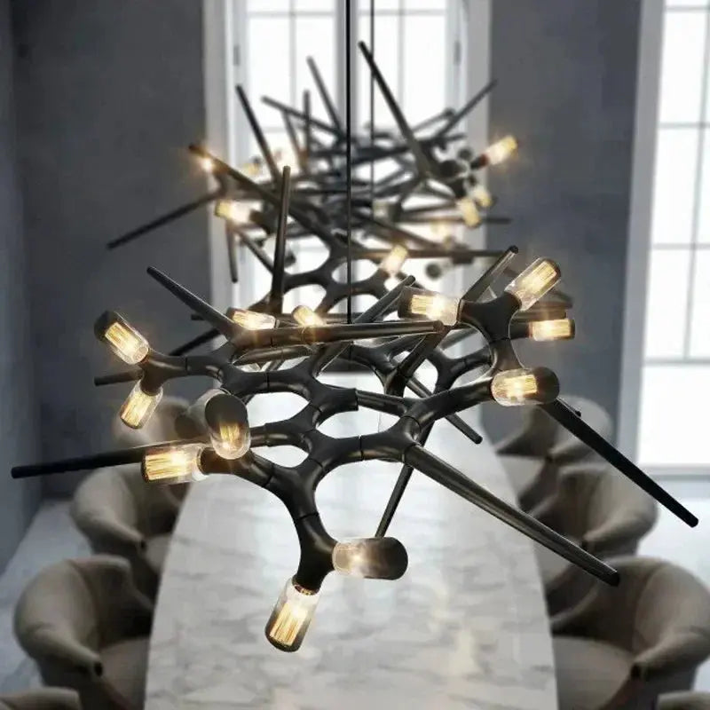 Thorsten – Modern Antler-Style Dimmable LED Pendant Monalume.com