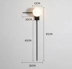 Gunnar – Round Frosted Glass LED Pendant Light with Black Finish for Dining Tables and Bars Monalume.com