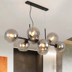 Hanna – Modern Dimmable LED Pendant Light with Glass Ball Design for Dining Tables and Bars Monalume.com