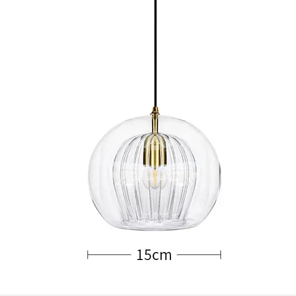 Liam – Nordic Modern LED Pendant Light with Elegant Glass Shade Lampasa.com