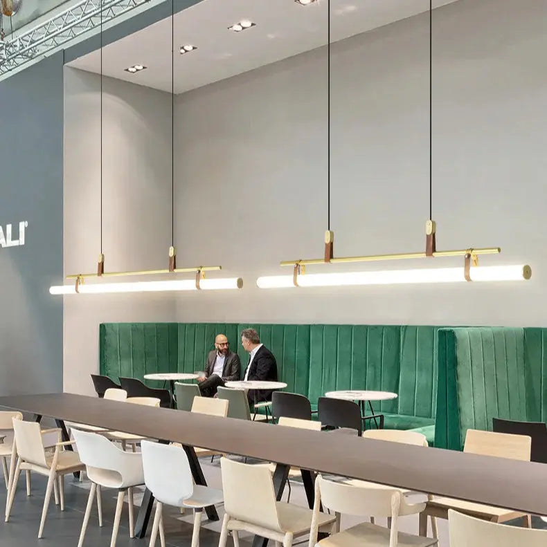 Nilsson – Dimmable Modern LED Pendant Light with Long Tube Design for Dining Tables and Bars Monalume.com