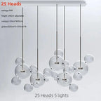 Edzard – Unique Glass Bubble Dimmable LED Pendant Light for Modern Interiors Monalume.com