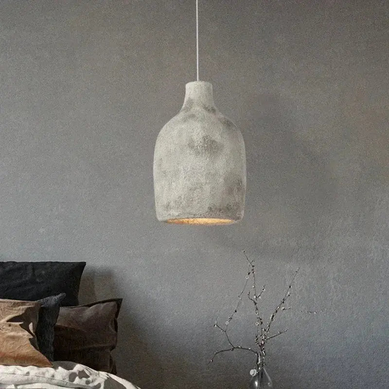 Satoko – Handmade Japanese Wabi-Sabi LED Pendant Light for Calm and Minimalist Interiors Monalume