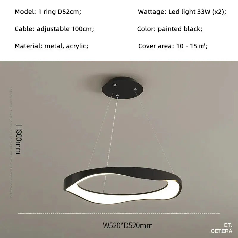 Luuk – Modern Dimmable LED Pendant Light with Creative Design Lampasa.com