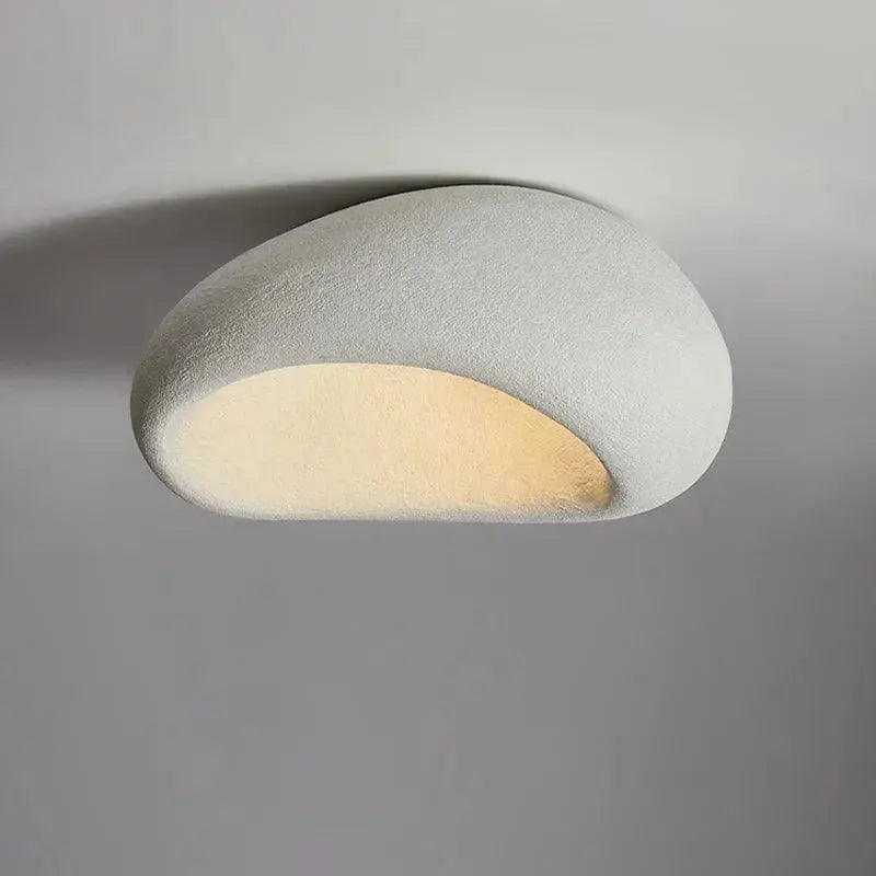 Miki – Japanese Wabi-Sabi LED Ceiling Lamp for Natural, Minimalist Spaces Monalume