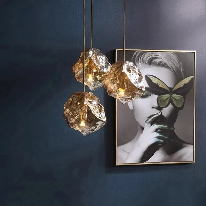 Vela – Modern Luxury Glass Dimmable LED Pendant Lamp Lampasa.com