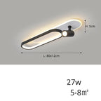 Jensen – Modern LED Ceiling Lamp with Adjustable Spotlights for Focused Lighting Monalume