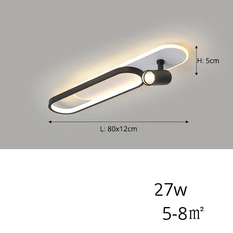 Jensen – Modern LED Ceiling Lamp with Adjustable Spotlights for Focused Lighting Monalume