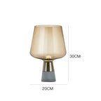 Jens – Modern Italian Blown Glass LED Table Lamp with Sleek Design Monalume