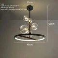 Aleksander – Nordic Artistic LED Pendant Light with Glass Ball Design Monalume.com