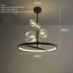 Aleksander – Nordic Artistic LED Pendant Light with Glass Ball Design Monalume.com