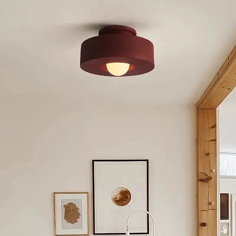 Kaja – Handmade Nordic Minimalist LED Ceiling Lamp for Simple, Elegant Lighting Monalume