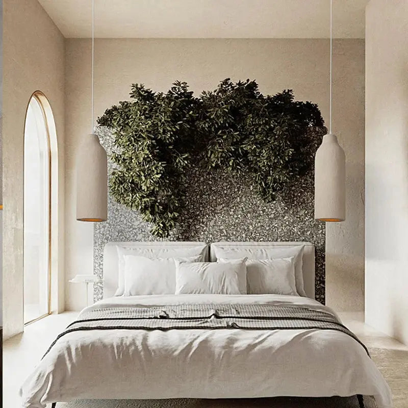 Aiko – Handmade Japanese Wabi-Sabi Oblong LED Pendant Light for Serene, Minimalist Interiors Monalume